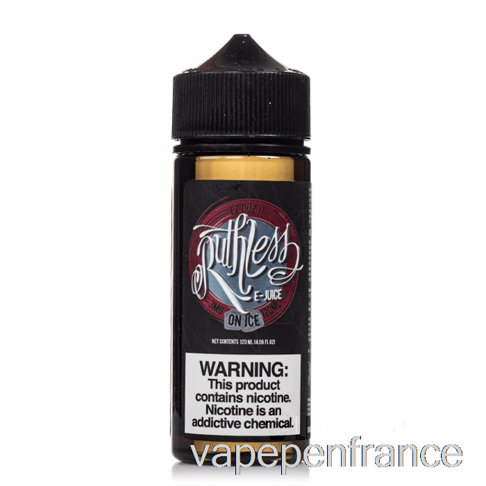 Ez Duz It Sur Glace - Vapeur Impitoyable - Stylo Vape 120 Ml 3 Mg